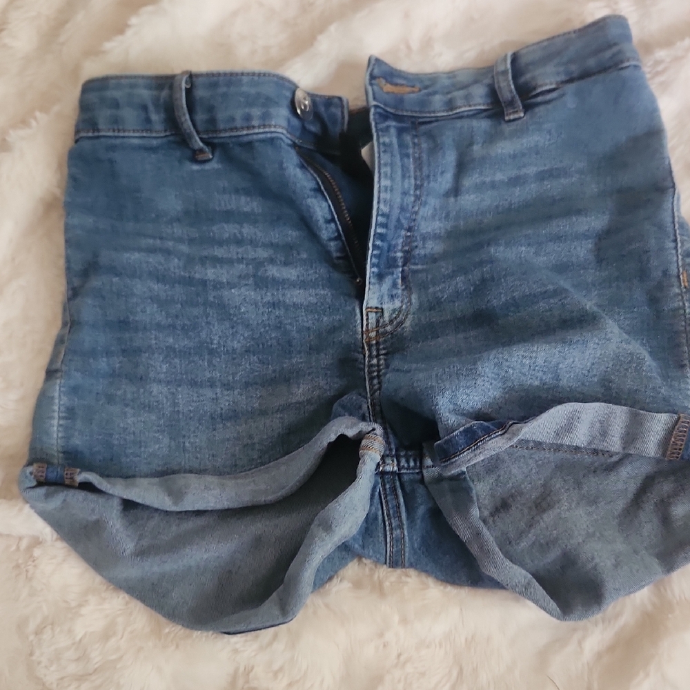 H&M Dark Blue Denim Shorts